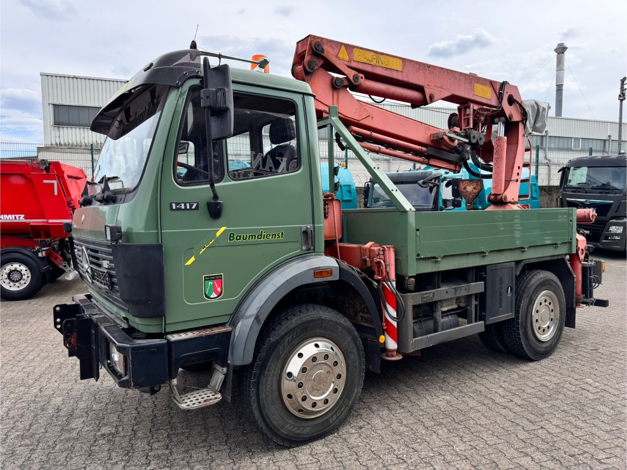Mercedes-Benz 1417 AK Allrad Palfinger Montagekran 17,7m 64TKM - Φορτηγό με γερανό: φωτογραφία 3 Mercedes-Benz 1417 AK Allrad Palfinger Montagekran 17,7m 64TKM - Φορτηγό με γερανό: φωτογραφία 3
