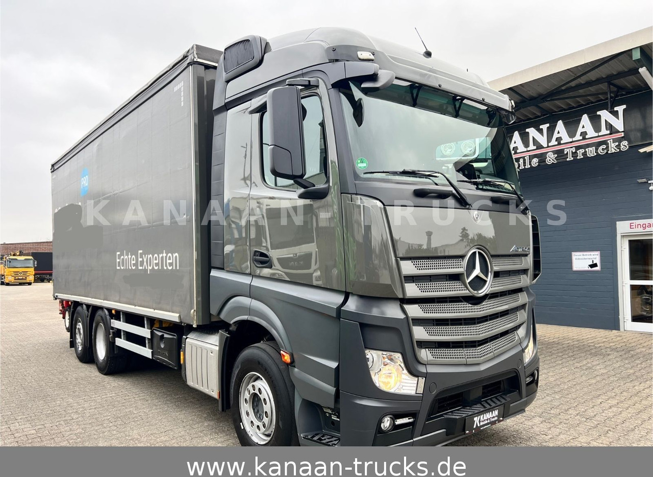 Mercedes-Benz 2548 Actros 6x2 Pritsche Moffet Mitnahme stapler - Φορτηγό μουσαμάς: φωτογραφία 2 Mercedes-Benz 2548 Actros 6x2 Pritsche Moffet Mitnahme stapler - Φορτηγό μουσαμάς: φωτογραφία 2
